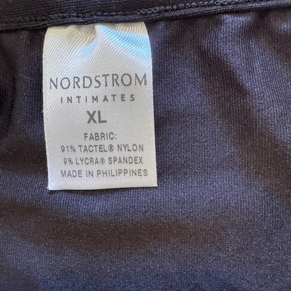 Nordstrom Intimates Camisoles Set Of 2 Sz XL Black Cami Tank Top Stretch Womens - Picture 4 of 4